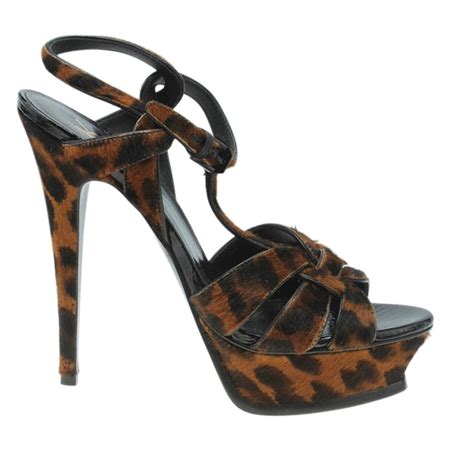 ysl tribute pump leopard|YSL heels black price.